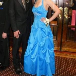 City Triangles Blue Prom Dress - image 1